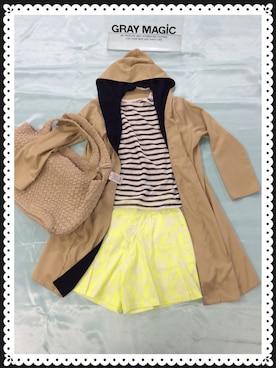 「GRAY MAGIC（グレイマジック）のアイテム」を使った、nanako.tさん（レディース・150cm）の春コーディネート