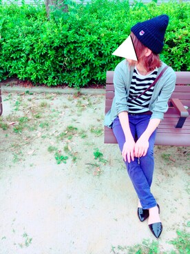 「COMME CA COLLECTION（コムサ・コレクション）のアイテム」を使った、manaさん（レディース・164cm）の夏コーディネート