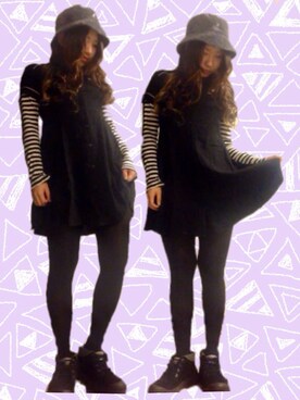 やあぼう。さん（レディース・155cm）の冬コーディネート