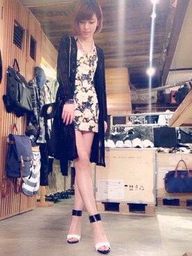 「shop」｜Qiuyunさん（レディース・170cm）の夏コーディネート