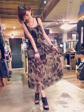 「shop」｜Qiuyunさん（レディース・170cm）の夏コーディネート
