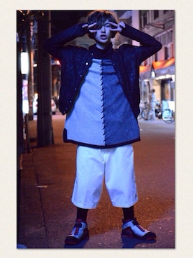 「PUMA（プーマ）のアイテム（ブルゾン）」を使った、真人さん（メンズ・174cm）の冬コーディネート