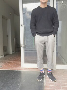 H.Naruさん（メンズ・172cm）の冬コーディネート