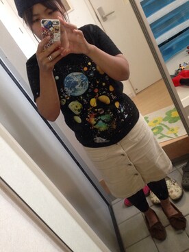 「w closet」｜「アイテム（ニットキャップ/ビーニー）」を使った、●ひろみ●さん（レディース・152cm）の春コーディネート