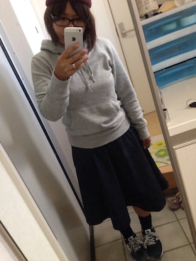「w closet」｜「アイテム（ニットキャップ/ビーニー）」を使った、●ひろみ●さん（レディース・152cm）の秋コーディネート