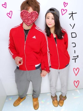 「アイテム（ジャージ）」を使った、natsuchim♡さん（レディース・157cm・10代）の春コーディネート