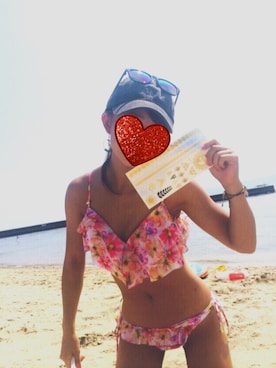 「海」｜「アイテム（浴衣）」を使った、natsuchim♡さん（レディース・157cm）の夏コーディネート
