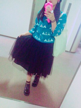 「三角」｜り こ ぱ ん だ。さん（レディース・157cm）の冬コーディネート