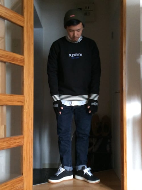 supreme classic logo crewneck