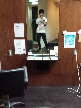 「乱痴気（ランチキ）のアイテム（トップス）」を使った、マッスーさん（メンズ・169cm）の夏コーディネート