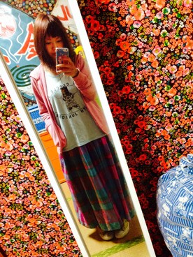 「ワンピース
（ワンピース、その他）」を使った、ぴいさん（レディース・149cm）の春コーディネート
