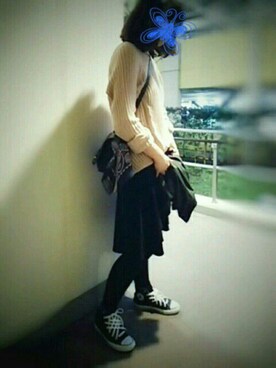 「ゆるニット」｜「アイテム（財布/小物）」を使った、mahaloさん（レディース・174cm）の春コーディネート