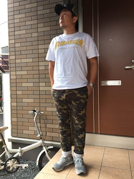 「The Endless Summer（エンドレスサマー）のアイテム（キャップ）」を使った、rinozu-kaさん（メンズ・168cm）の秋コーディネート