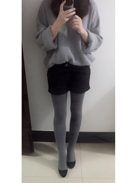「ILIMA（イリマ）のアイテム（シューズ）」を使った、Nekyoさん（レディース・159cm）の秋コーディネート