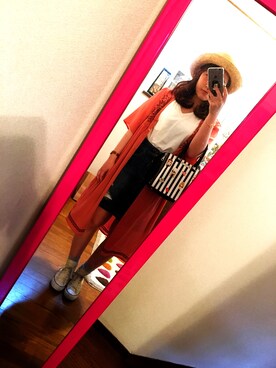 「ACHIEVERS（アチーバー）のアイテム」を使った、Soooさん（レディース・155cm）の春コーディネート