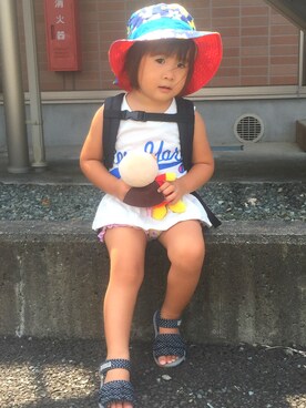 「no brand（ノーブランド）のアイテム（おもちゃ）」を使った、内藤健さん（キッズ・90cm）の夏コーディネート