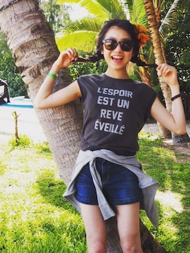 哉さん（レディース・156cm）の秋コーディネート