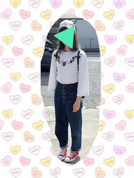 「FUN（ファン）のアイテム（帽子）」を使った、kmk@8%さん（レディース・160cm）の秋コーディネート