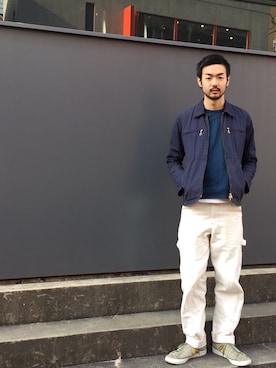 「ミニタリー」｜「アイテム（その他）」を使った、KEN MATSUMOTO さん（メンズ・178cm）の冬コーディネート