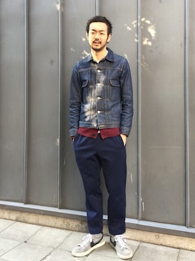 A.P.C.のデニムジャケットを使った人気ファッションコーディネート - WEAR