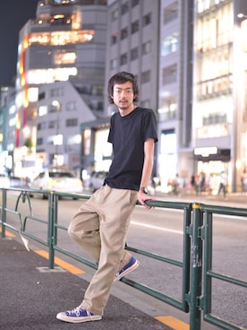 「フジロック」｜「アイテム（その他）」を使った、KEN MATSUMOTO さん（メンズ・178cm）の夏コーディネート