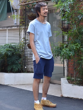 「Levi's」｜「アイテム（アクセサリー）」を使った、KEN MATSUMOTO さん（メンズ・178cm）の夏コーディネート