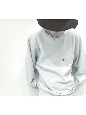 「KIJIMA TAKAYUKI」｜「アイテム（スウェット）」を使った、chapaさん（メンズ・172cm）の冬コーディネート