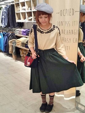 tunaさん（レディース・160cm）の秋コーディネート