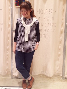 tunaさん（レディース・160cm）の春コーディネート