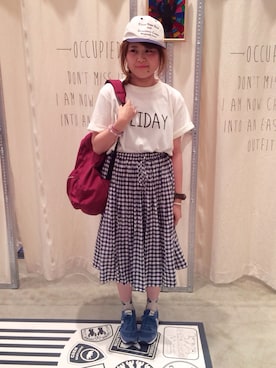 tunaさん（レディース・160cm）の夏コーディネート