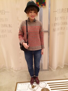 tunaさん(レディース・160cm)の冬コーディネート