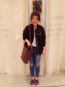 tunaさん（レディース・160cm）の春コーディネート