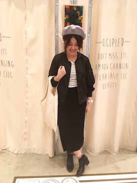 「アイテム（ブーティ）」を使った、tunaさん（レディース・160cm・20代）の秋コーディネート
