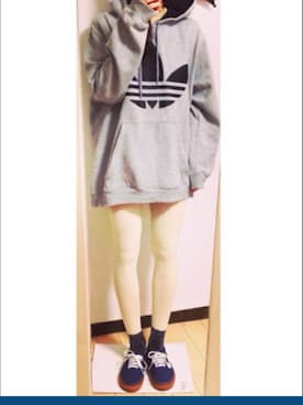 「だぼだぼ」｜「アイテム（カバーオール）」を使った、아이카さん（レディース・157cm）の秋コーディネート