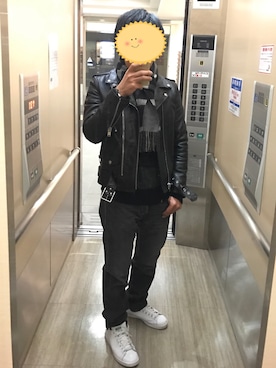 TJさん（メンズ・165cm）の冬コーディネート