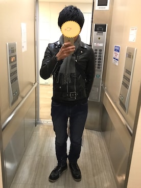 TJさん（メンズ・165cm）の冬コーディネート