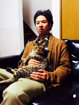 「家」｜「アイテム（その他）」を使った、濱二郎さん（メンズ・173cm）の秋コーディネート
