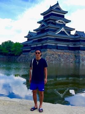 「サタデーズ ニューヨークシティ (Saturdays NYC)」｜「アイテム（サンダル）」を使った、taiseiさん（メンズ・171cm）の夏コーディネート