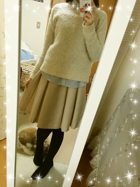 ゆんさん（レディース・158cm）の冬コーディネート