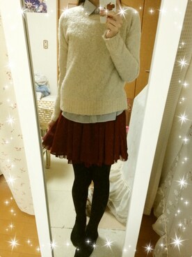 ゆんさん（レディース・158cm）の冬コーディネート