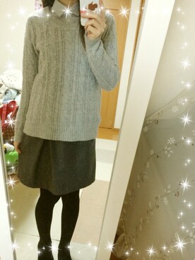 ゆんさん(レディース・158cm)の冬コーディネート