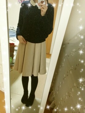 ゆんさん（レディース・158cm）の冬コーディネート