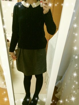 ゆんさん（レディース・158cm）の冬コーディネート