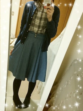「アイテム（シャツワンピース）」を使った、ゆんさん（レディース・158cm・20代）の冬コーディネート