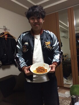 「アイテム（ブルゾン）」を使った、ごーださん（メンズ・170cm・10代）の冬コーディネート