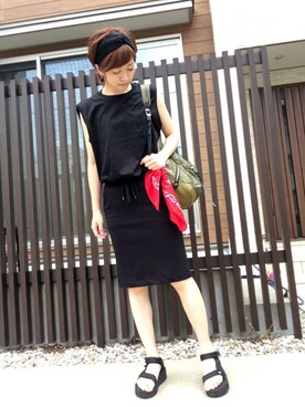 KaNa☺︎さん（レディース・160cm）の夏コーディネート