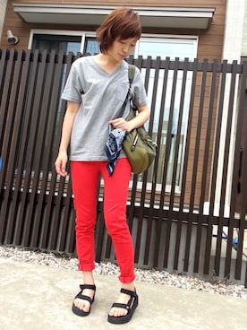 KaNa☺︎さん（レディース・160cm）の夏コーディネート