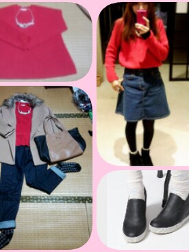 arisan.さん（レディース・158cm）の冬コーディネート