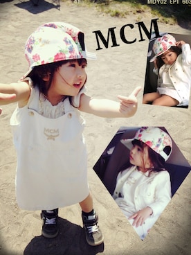 「MCM（エムシーエム）のアイテム」を使った、saraさん（キッズ・90cm）の夏コーディネート