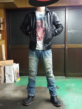 たいけまやらひさん（メンズ・171cm）の秋コーディネート